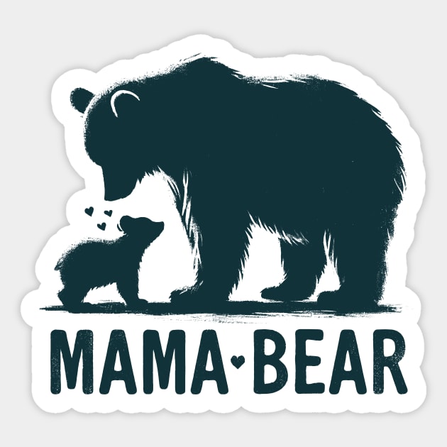 Mama Bear Sticker by CreativeSage